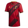 Maglia casalinga della nazionale belga 2020/21 rossa e nera