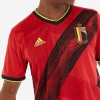 Maglia casalinga della nazionale belga 2020/21 rossa e nera