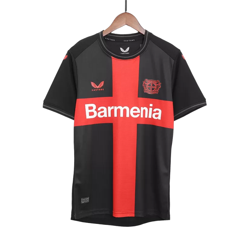 Maglia autentica da casa del Bayer 04 Leverkusen 2023/24 - Nero Rosso