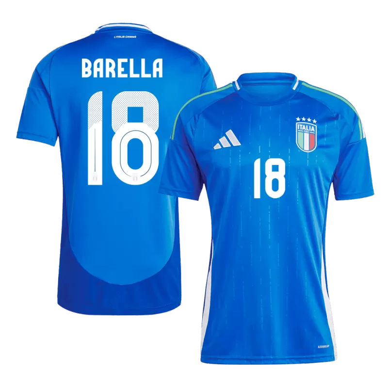 Maglia Casa Italia EURO 2024 BARELLA #18 – Blu