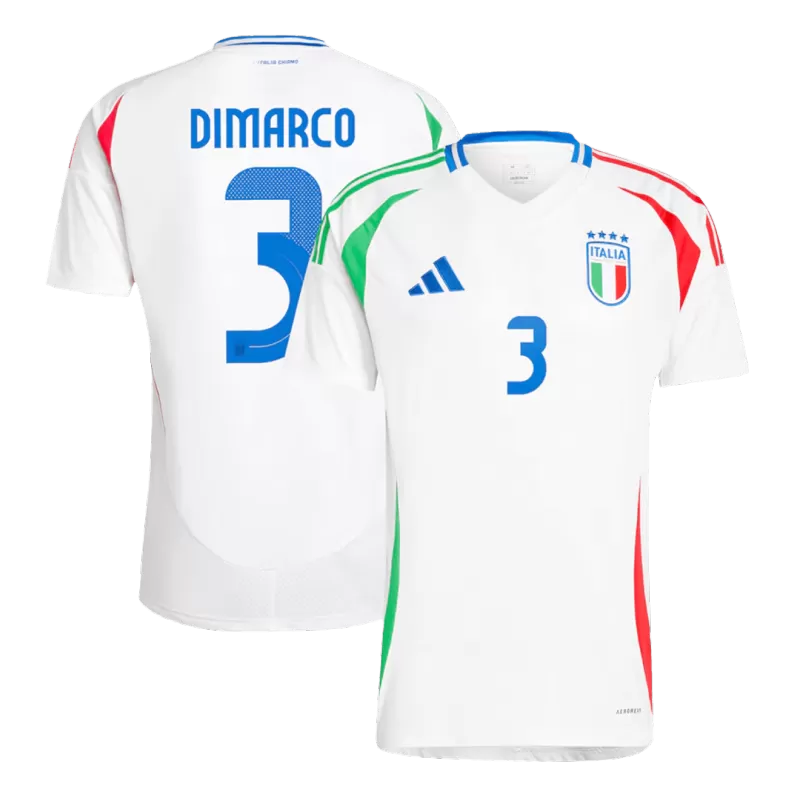 DIMARCO #3 Maglia Away Italia EURO 2024 - Bianca