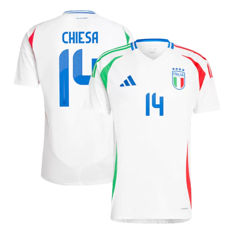 CHIESA #14 Maglia Trasferta Italia EURO 2024 - Bianca