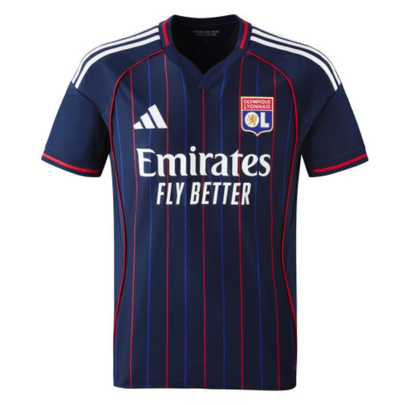Maglia da Calcio Olympique Lyonnais Trasferta 2025-2026 - Blu Scuro
