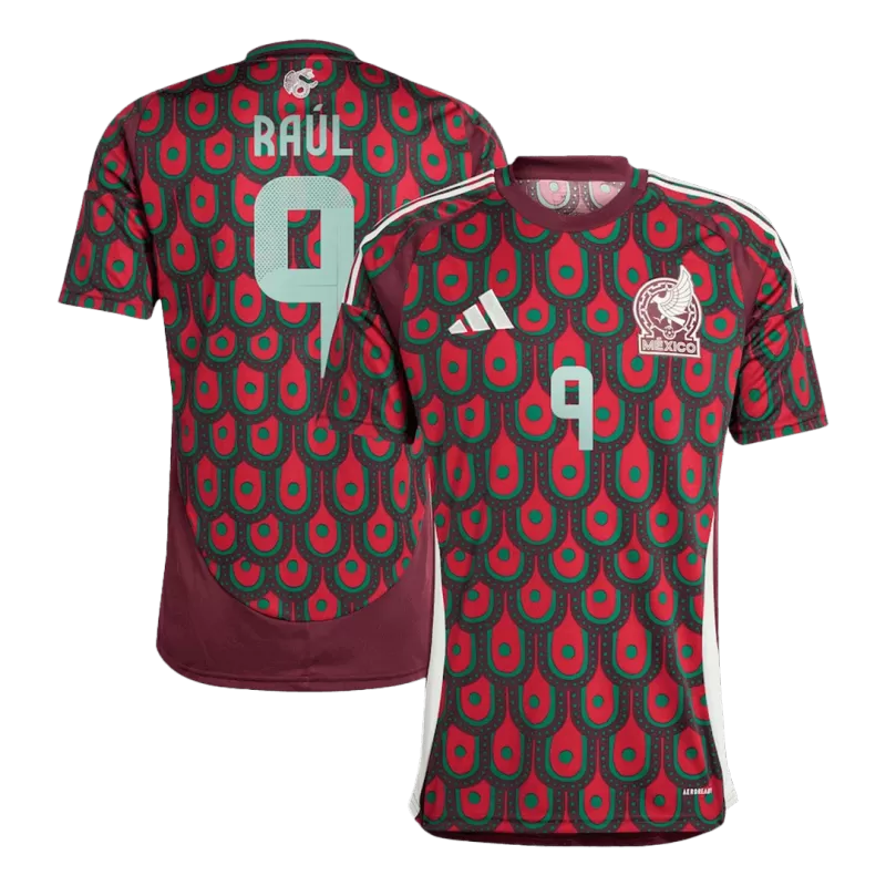 Maglia Home Messico Copa America 2024 RAÚL #9 - Rossa 