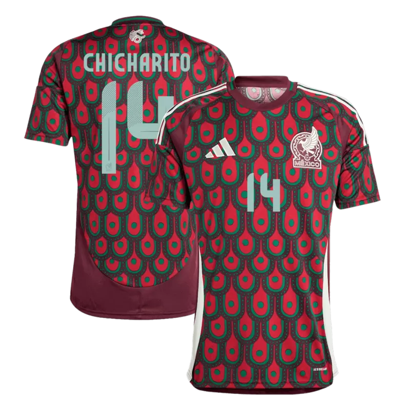 Maglia Home Messico Copa America 2024 CHICHARITO #14 - Rossa