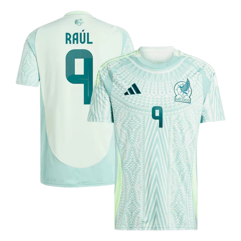 Maglia Trasferta Messico Copa America 2024 RAÚL #9 - Verde