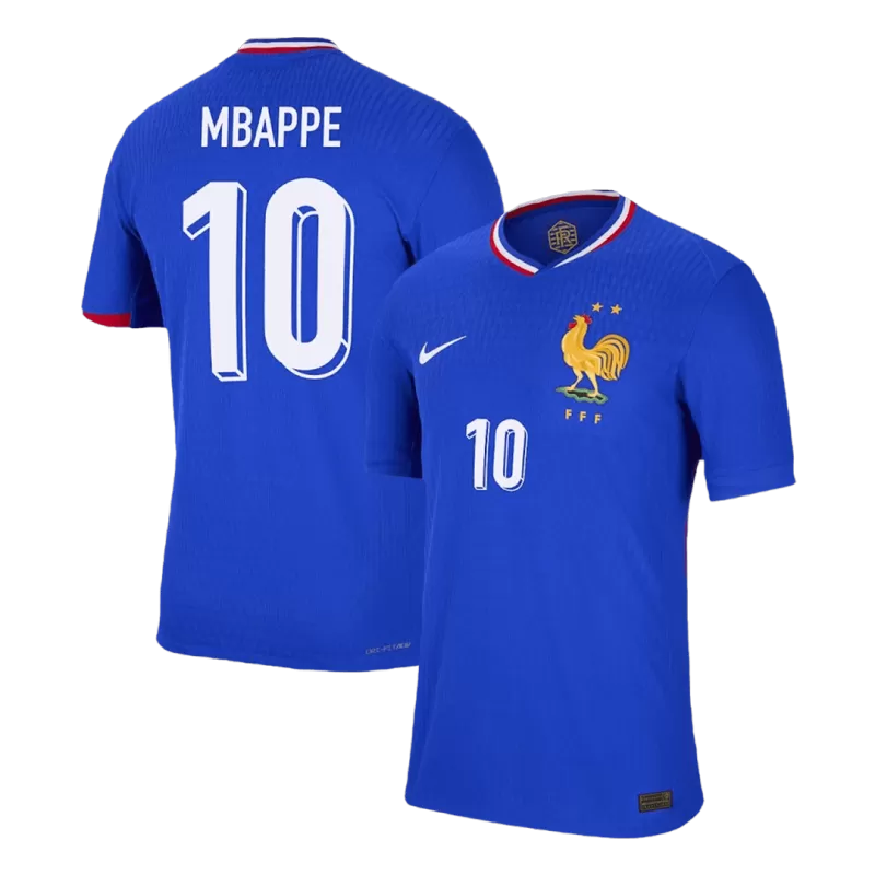Maglia casalinga MBAPPE #10 Francia UEFA Euro 2024 - Blu