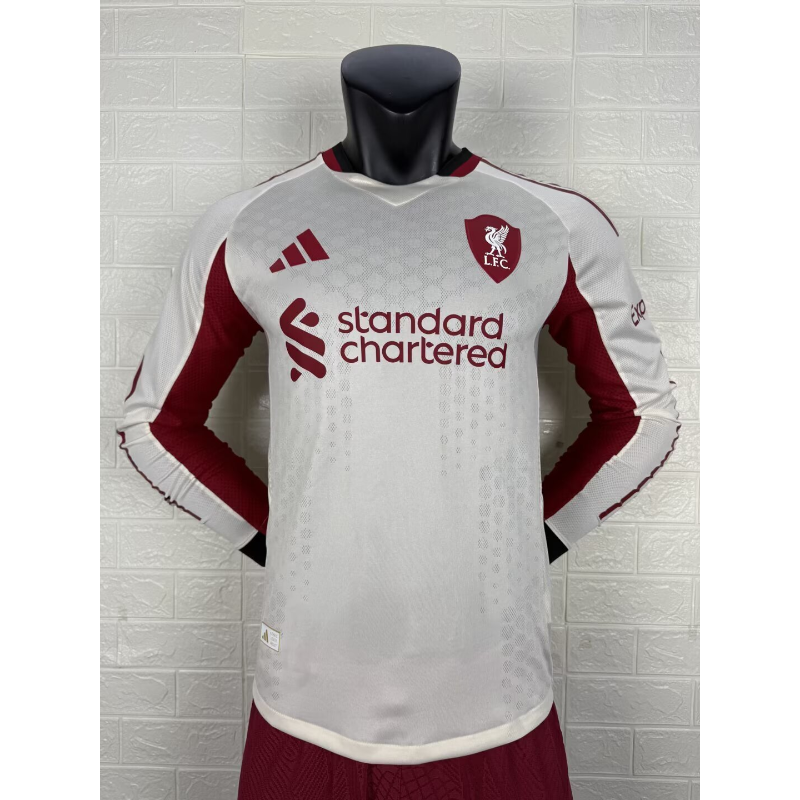 Liverpool 25/26 – Maglia Casa Manica Lunga Versione Giocatore