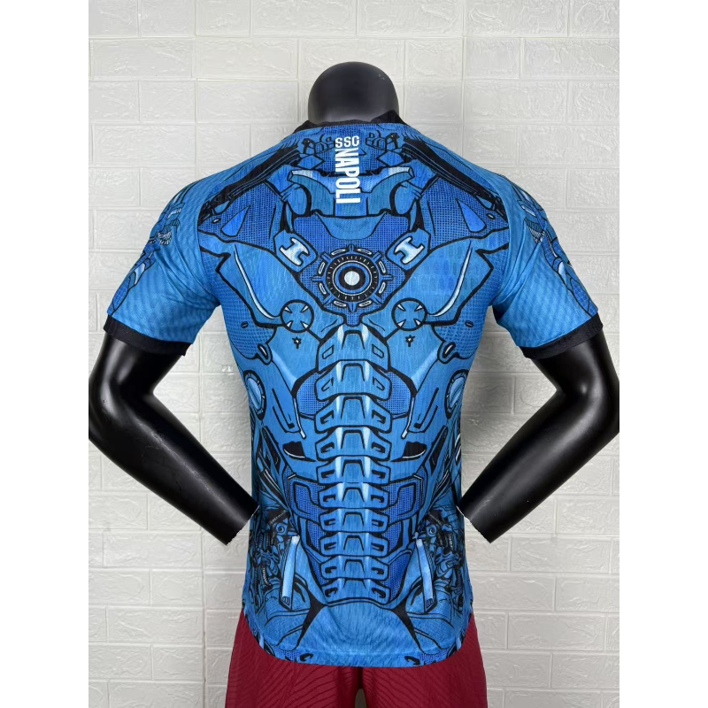 Napoli 25/26 – Training Top Giocatore Stile Mecha Blu Napoli 25/26 – Training Top Giocatore Stile Mecha Blu