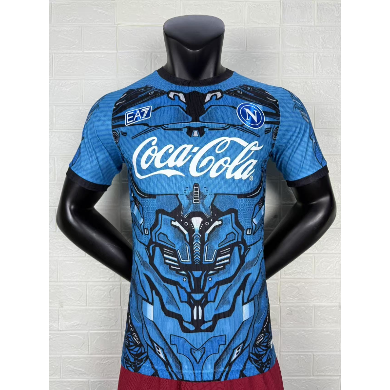 Napoli 25/26 – Training Top Giocatore Stile Mecha Blu Napoli 25/26 – Training Top Giocatore Stile Mecha Blu