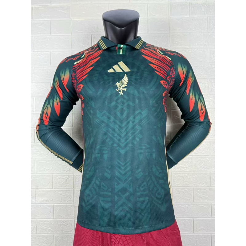 Divisa Casa Messico 2025/26 Maglia Manica Lunga Versione Giocatore Divisa Casa Messico 2025/26 Maglia Manica Lunga Versione Giocatore