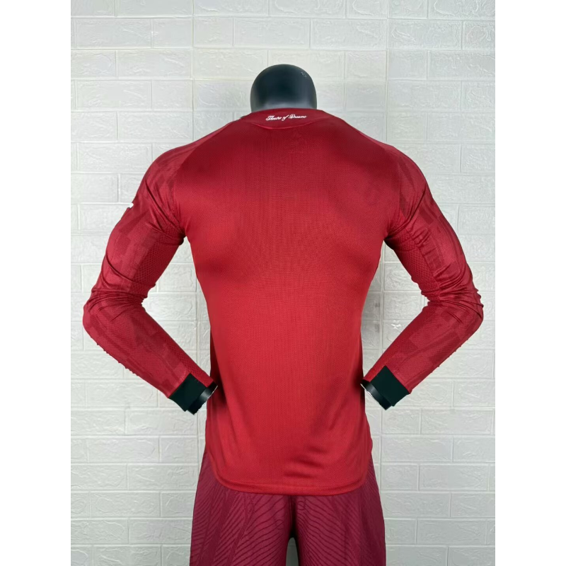 Maglia Casa Manchester United 2025/26 Versione Giocatore Manica Lunga Maglia Casa Manchester United 2025/26 Versione Giocatore Manica Lunga