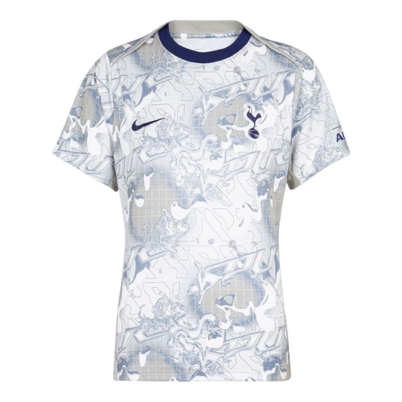 Maglia da Calcio Tottenham Hotspur Casa 2025-2026 – Grigio Astratto