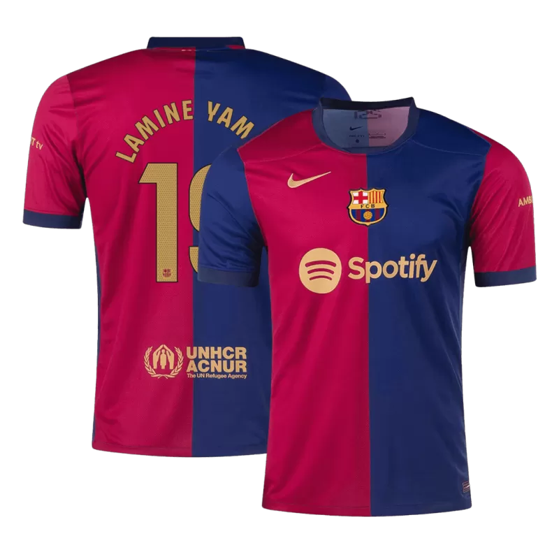 LAMINE YAMAL #19 Maglia Home FC Barcelona 2024/25 – Blaugrana