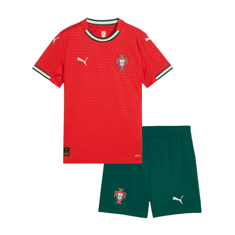 Portogallo Maglia Home 2025 per Bambini - Rossa